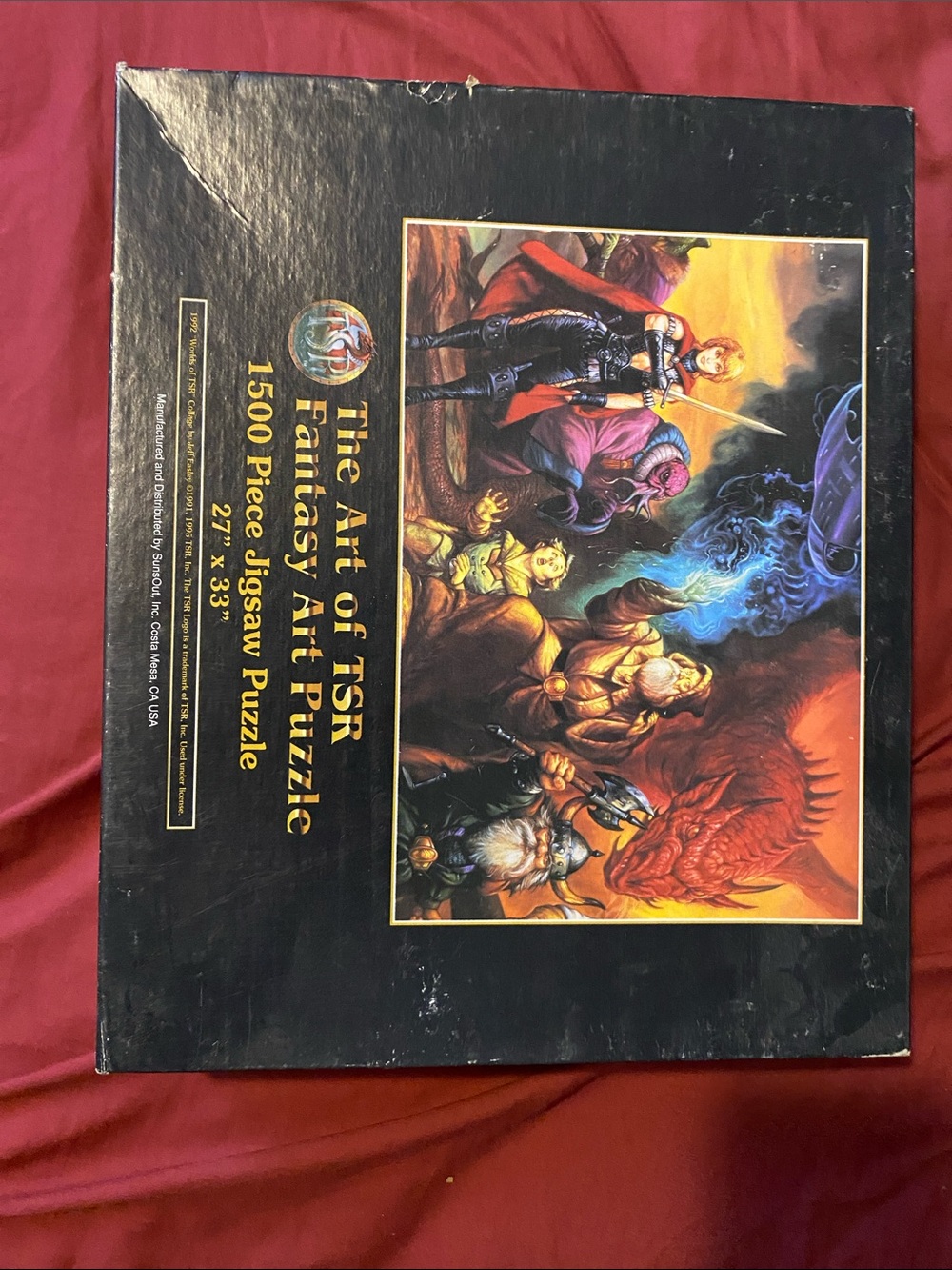 The Art of TSR Fantasy Art Puzzle - Black Box, 1500 Pieces